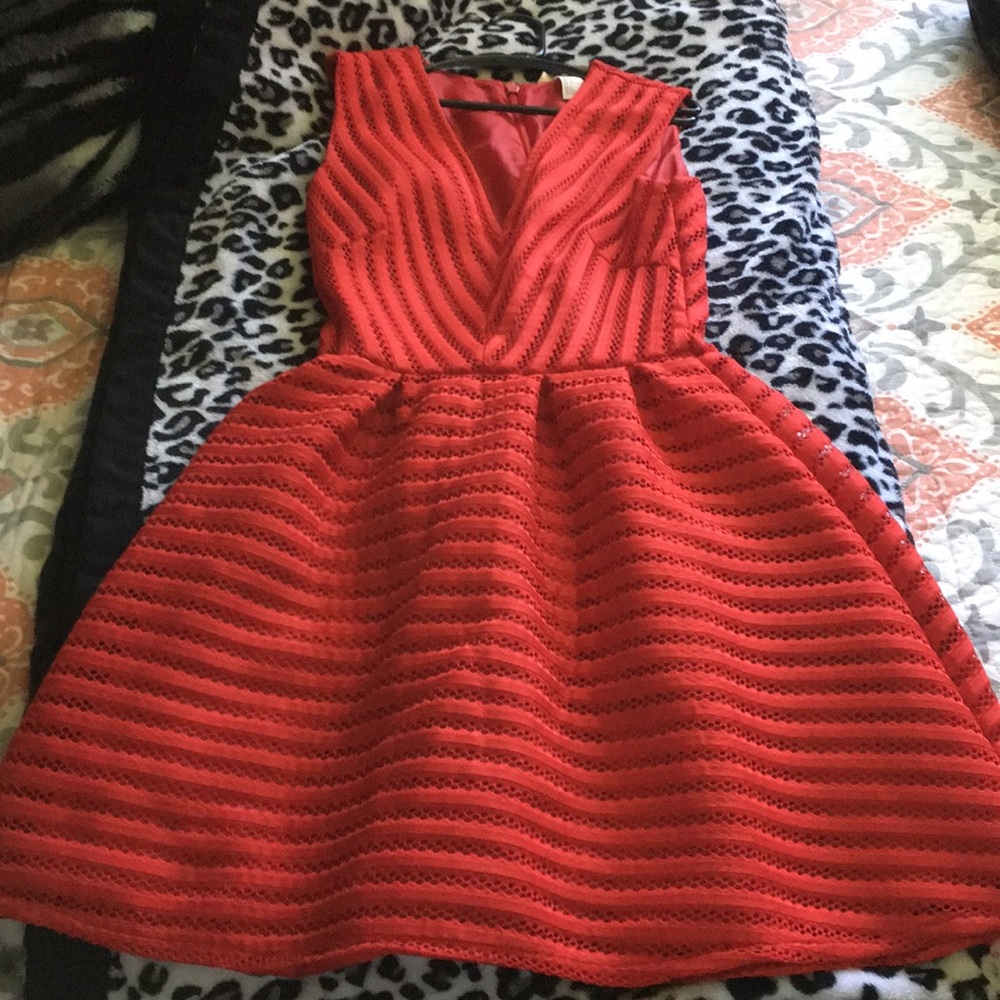 Red dress